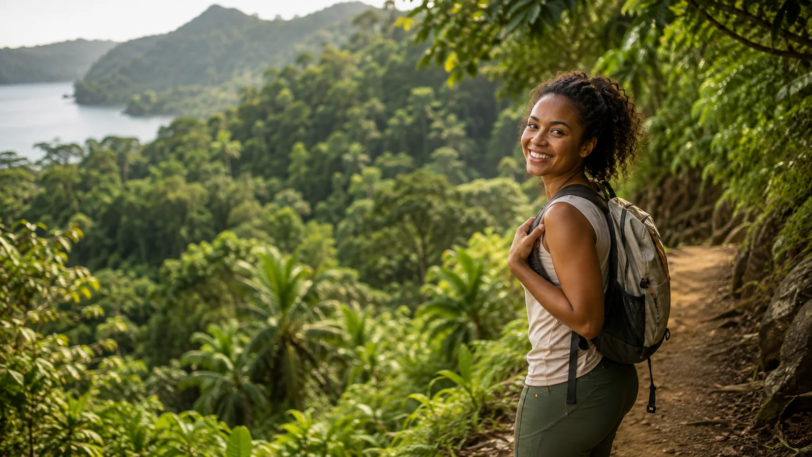 Solo traveller — rainforest hiking — Dominican Republic travel guide