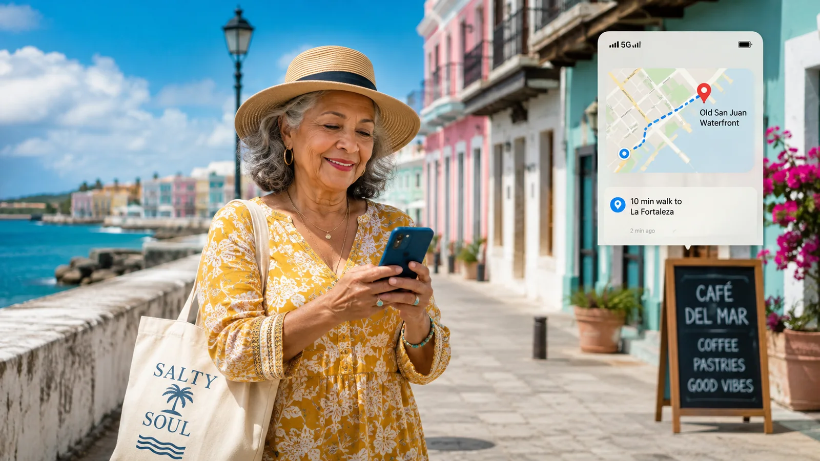 Solo older traveller — historic city navigation — in Cartagena