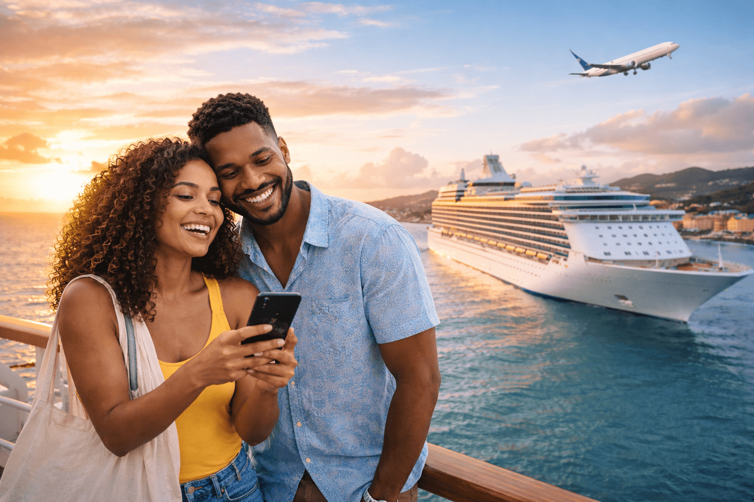 Travel eSIM for Caribbean travelers using Nomadic Wireless